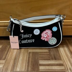 Juicy Couture Girls Rule Black Small Shoulder Bag NWT